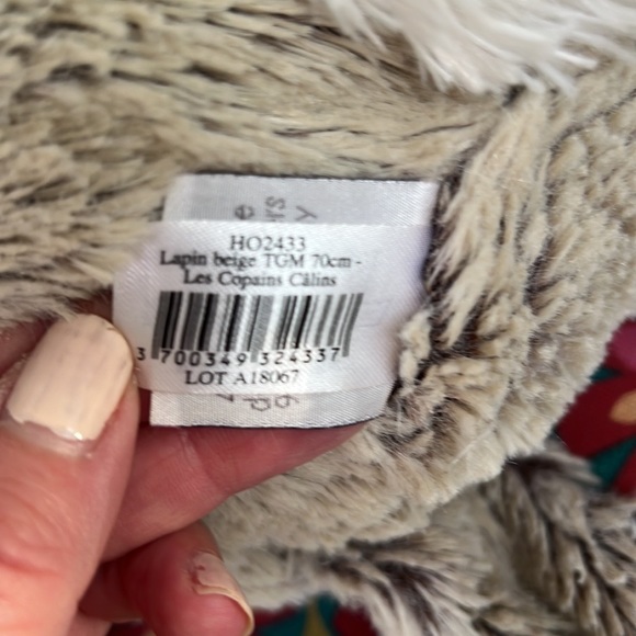 Historie d’Ours Paris Stuffed Lapin / Rabbit 70cm Beige - Picture 10 of 12